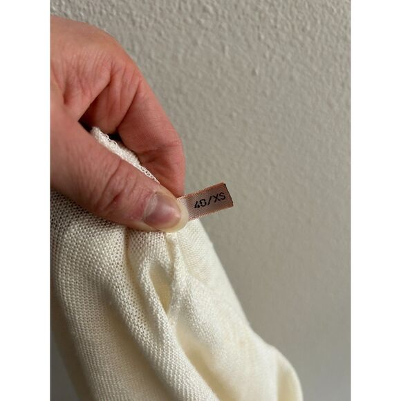 Giambattista valli Linen Open Front Cardigan Size 40/XS - Picture 6 of 7